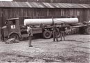 038 1934 Walze auf LKW verladen im Dombaubruch_Hammerhütte P A4_68